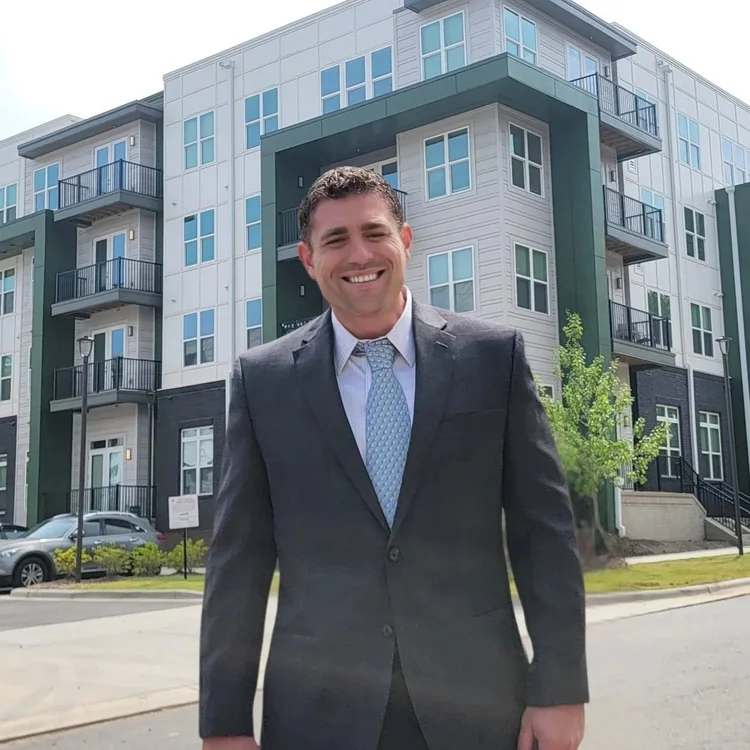 Jonathan F. Cohen, founder of J. Forrest Development, on a Charlotte job site